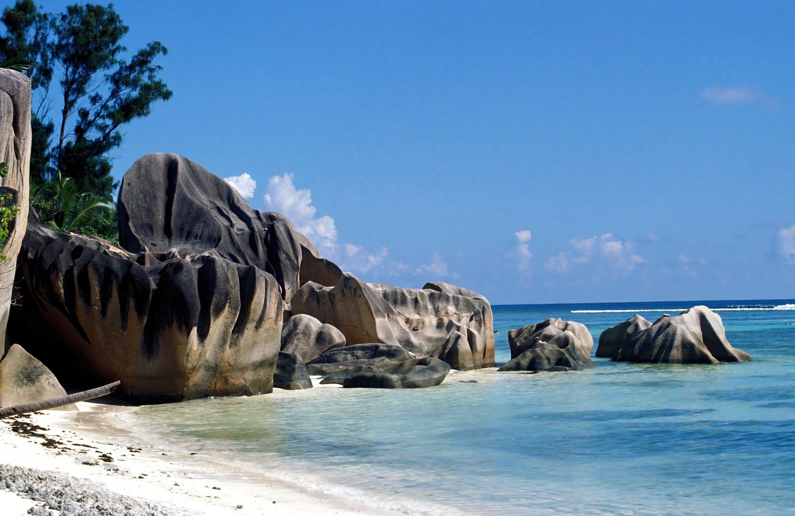 Playa paradisíaca de Seychelles